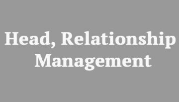 Head, Relationship Management